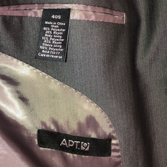 Apt.9 Gentleman suit, in the color grey charcoal - Picture 5 of 7